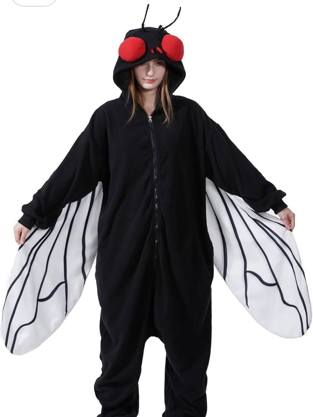 Adult Fly Bug Halloween Costume One Size Unisex Cozy Warm Women’s Men’s Size L